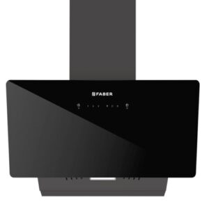 Faber 90cm 1200 m³/hr Vertical Wall Mounted Chimney|Filterless|2Way Suction|Auto Clean|8Yrs Motor & 2 Yrs Comprehensive Warranty by Faber|Touch & Gesture Control|Hood Mojito IN HC SC FL BK 90, Black
